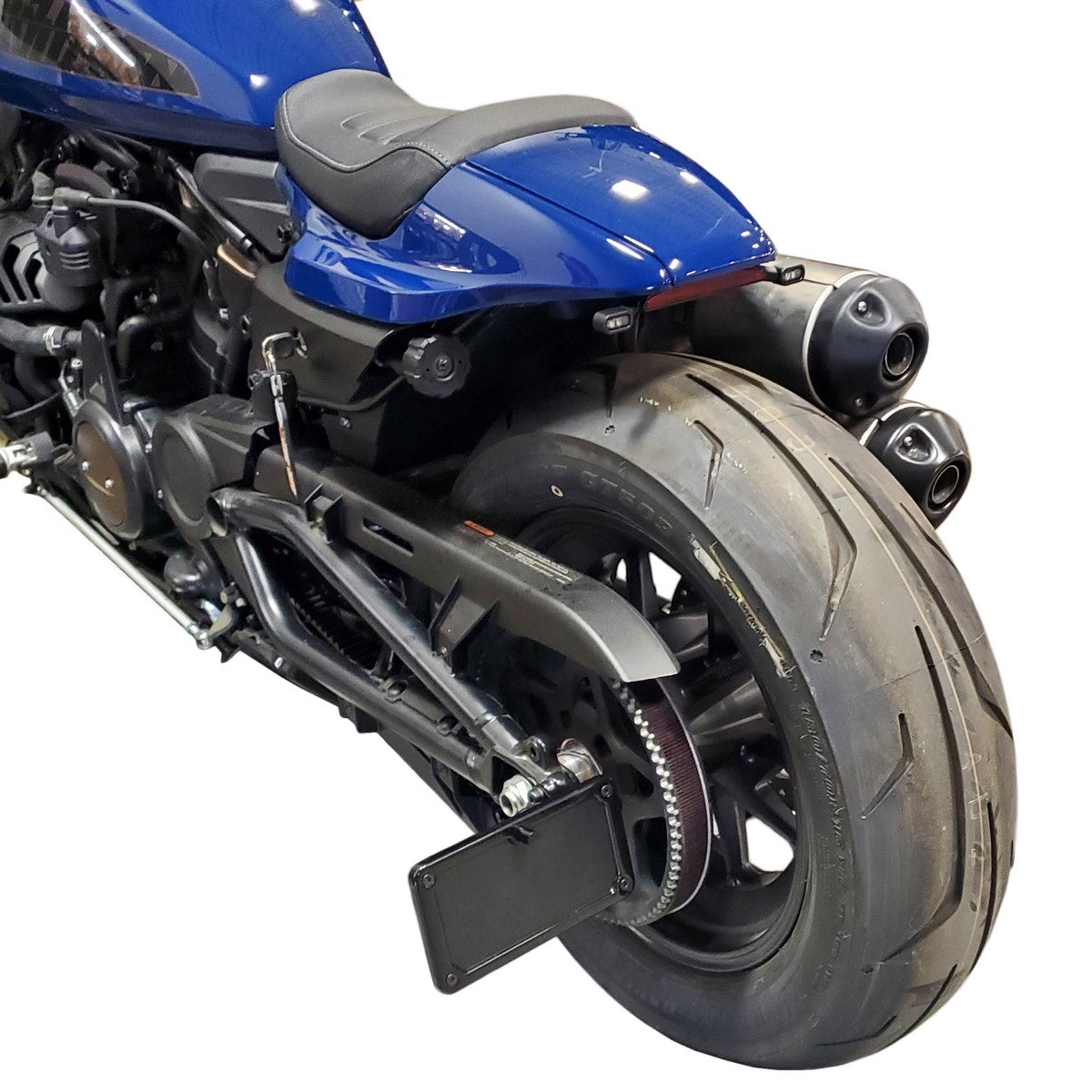 Motorcycle Side-Mount License Plate Frame Holder Bracket Fits for