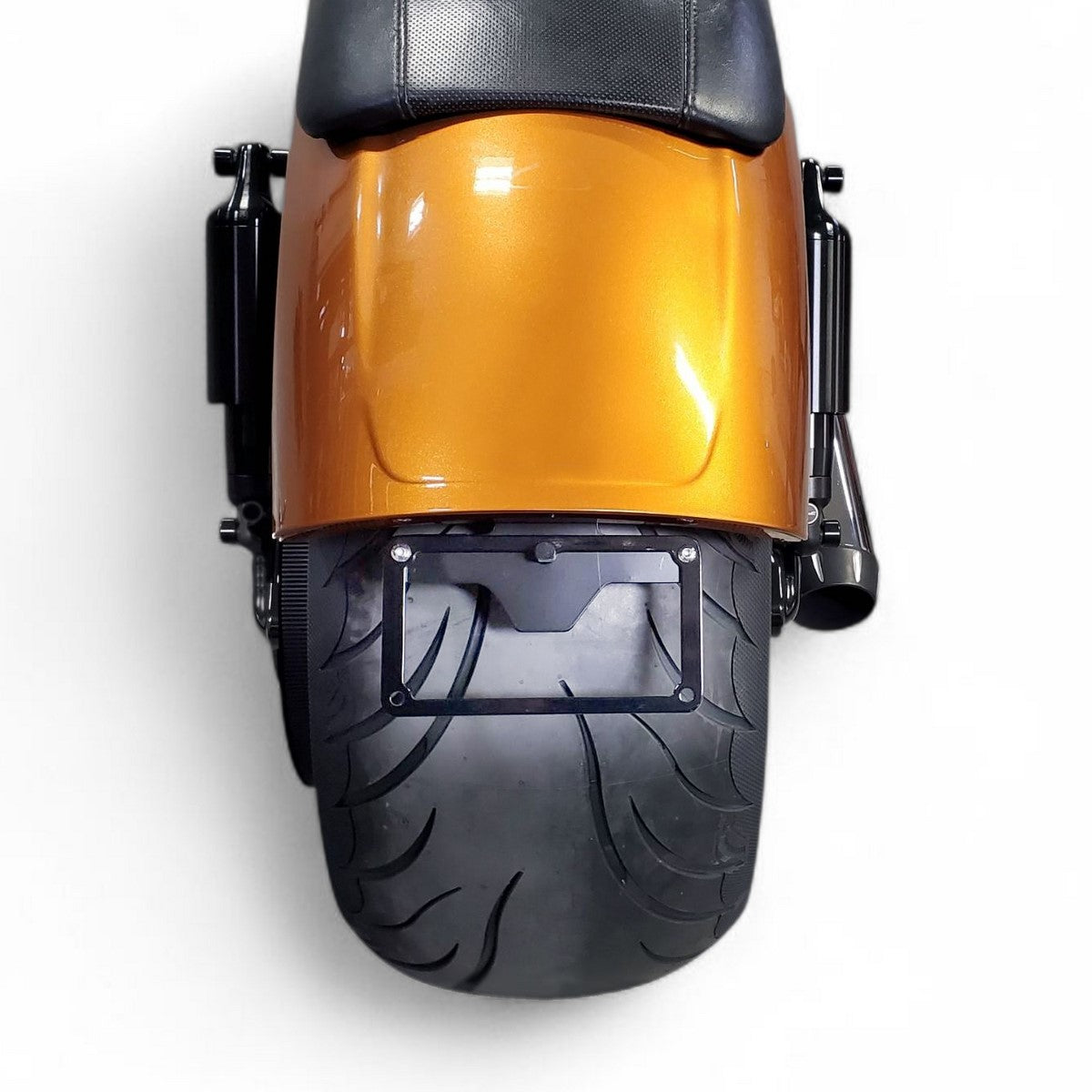 HARLEY V-ROD - Central license plate bracket MUSCLE – ZEEL DESIGN