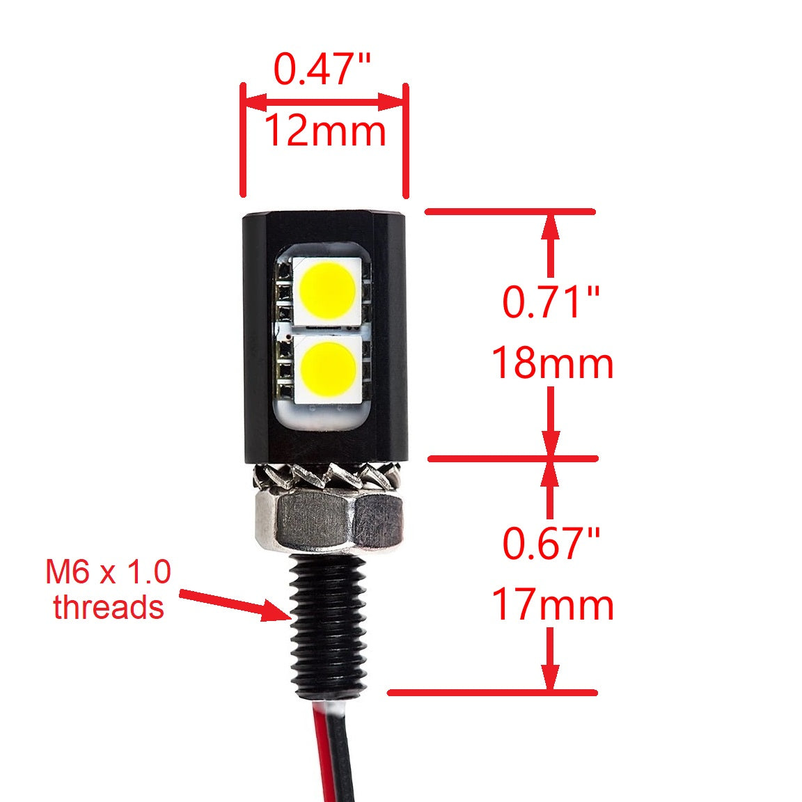 LED License Plate Bolt ZEEL DESIGN led-license-plate-bolt-zeel-design