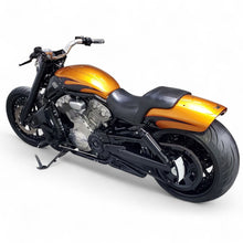 Custom belt guard fitted on a Harley V-Rod motorcycle