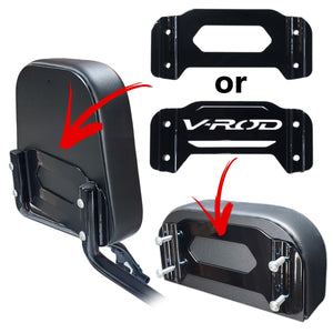 v-rod passenger backrest