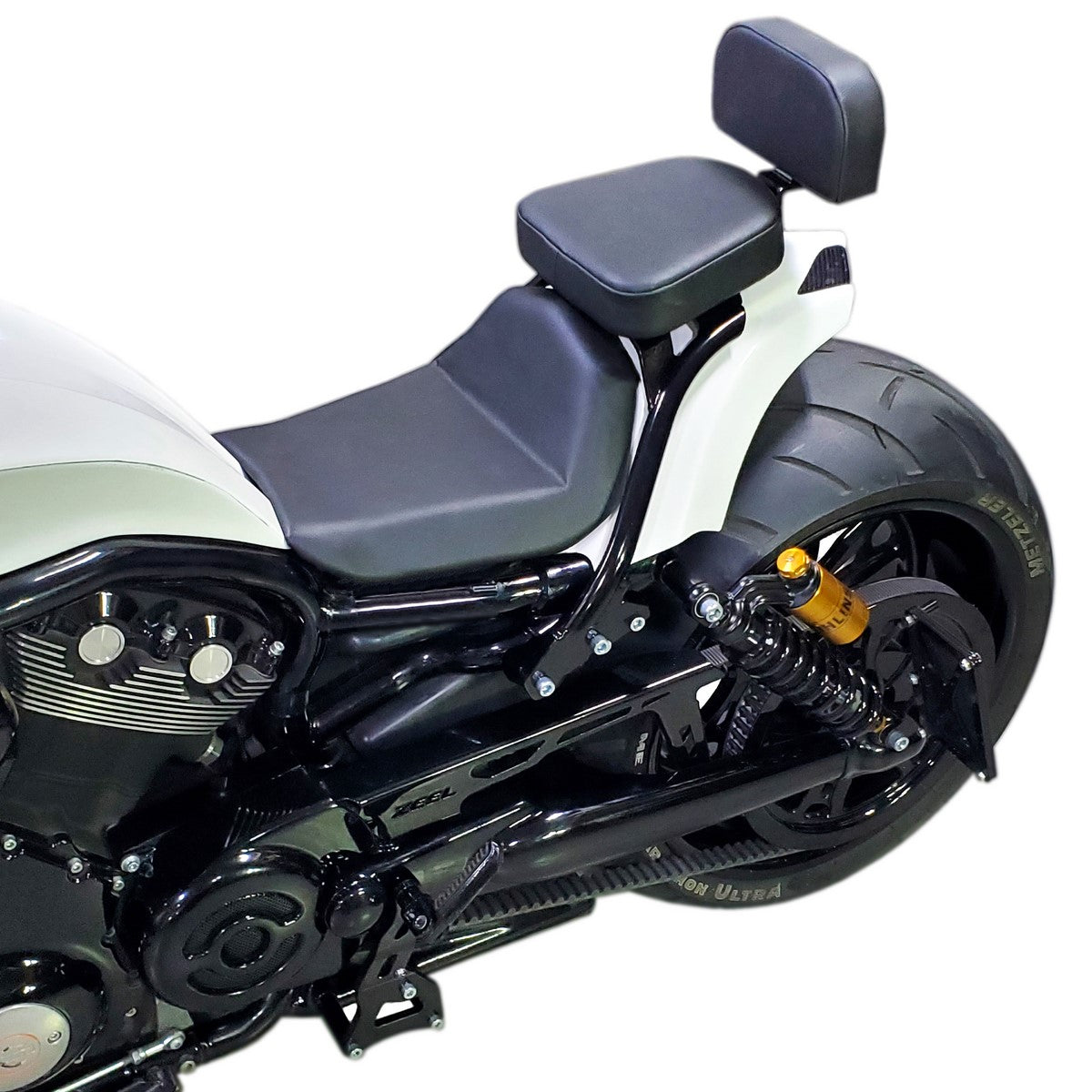 HARLEY V-ROD - Bolt-on Passenger seat - STEALTH FENDER – ZEEL DESIGN