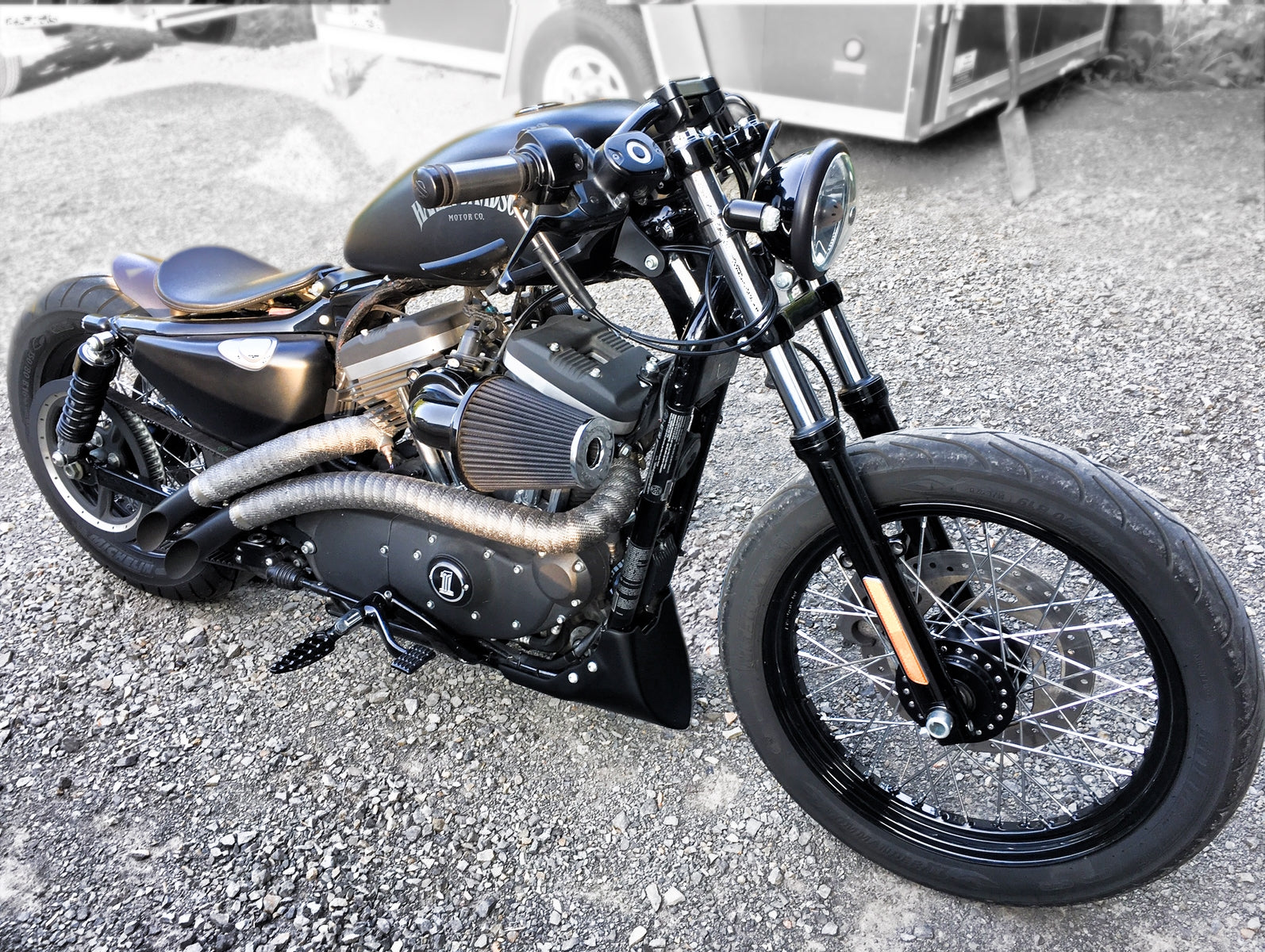 Sportster chin fairing top