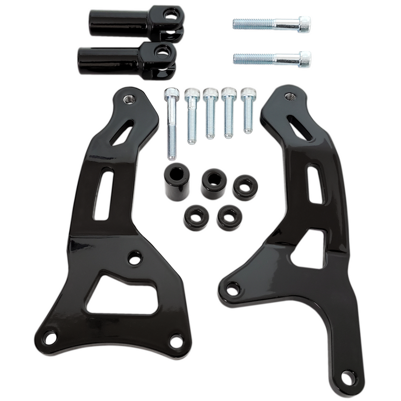 CCW Right Side Foot Peg Bracket For Harley 37-52 WL & WR Frames – TROG Bobber Vintage Part, Parkerized Finish