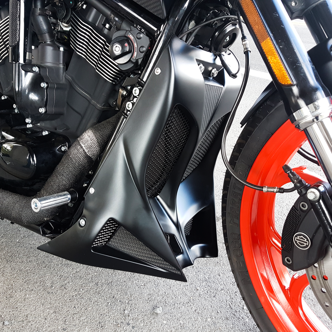 HARLEY V-ROD - NLC - RADIATOR COVER VR 40340 – ZEEL DESIGN