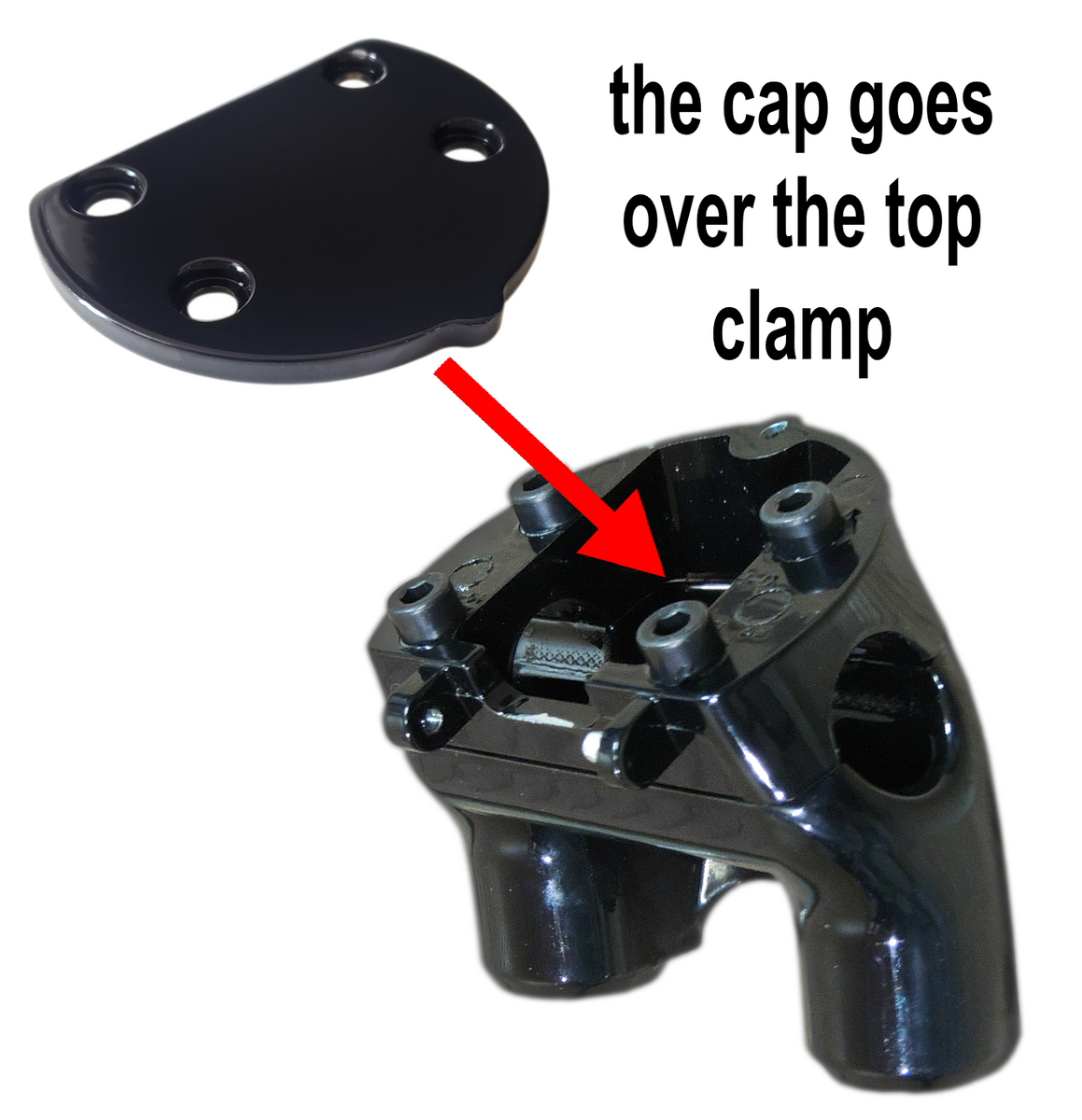 HARLEY V-ROD - Riser Clamp Cap – ZEEL DESIGN