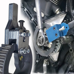 v-rod pulley locking tool 