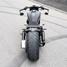 HARLEY V-ROD - Side mount curved license plate bracket