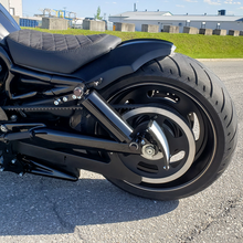 HARLEY V-ROD - Side mount curved license plate bracket