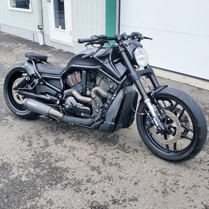 HARLEY V-ROD - Bolt-on Passenger seat - SHORT FENDER
