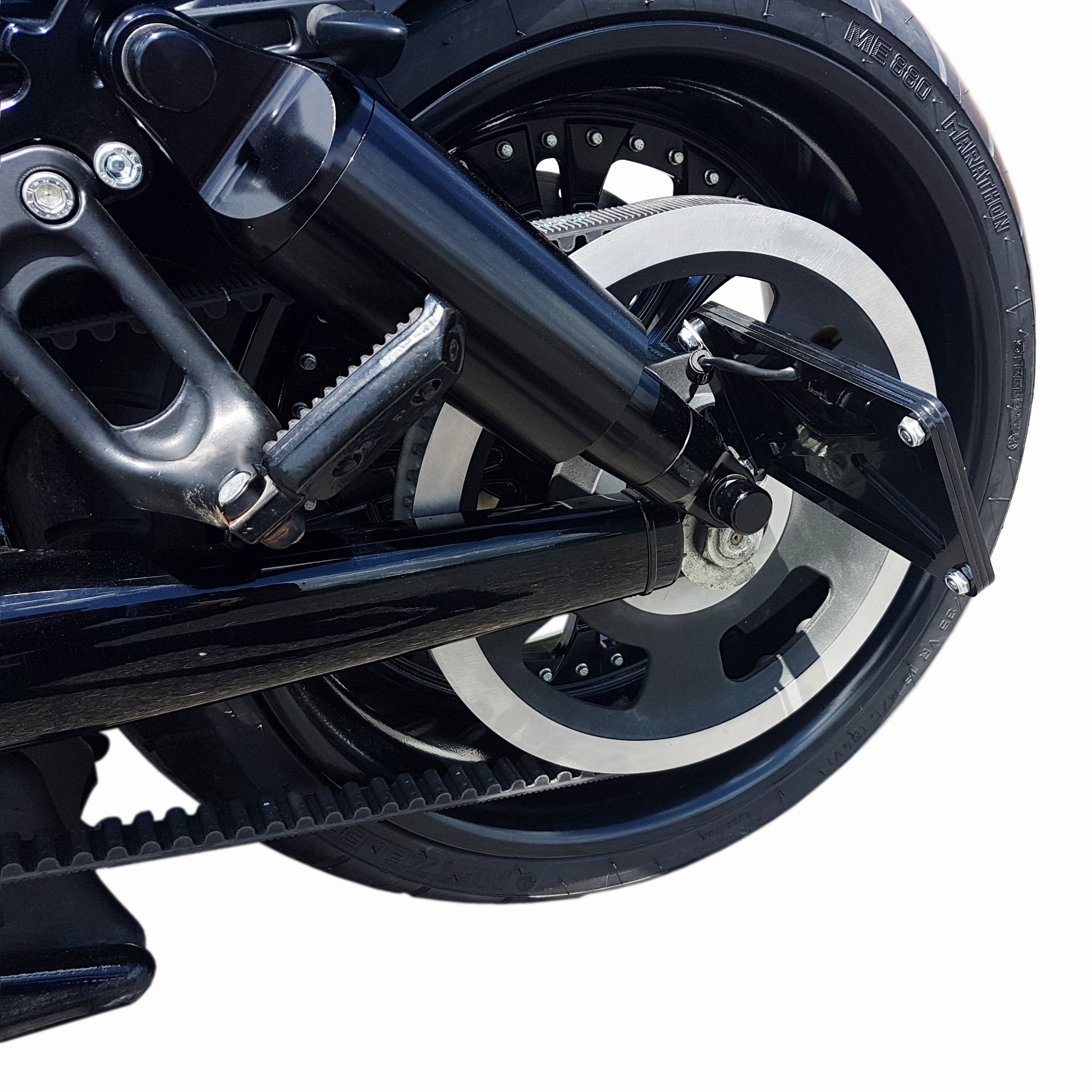 Licence Plate Holder & Bracket With Lightning Killer Custom Harley-Davidson  V-Rod FXD XL - Moto Vision